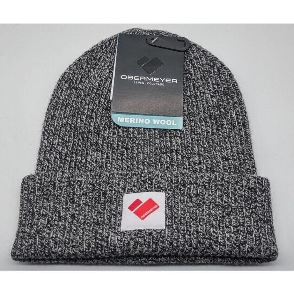 Obermeyer Merino Wool Winter Hat Cap Unisex Bozeman Beanie One Size NWT